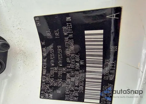 2016 Toyota Sienna Xle z USA, uszkodzony, nr VIN 5TDDK3DC7GS139115